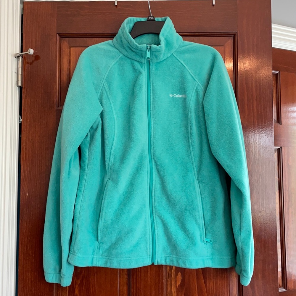 Columbia Teal Fleece Zip Up